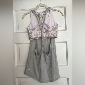 Lululemon Grey Sports Bra/Tank